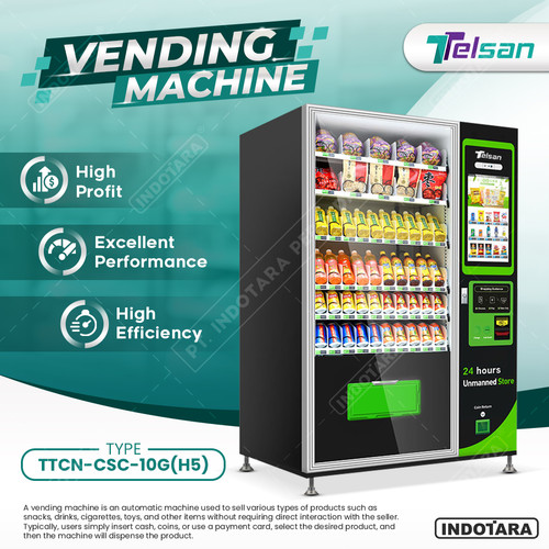 [EZM.1010159] Telsan Vending Machine Mesin Penjual Otomatis TTCN-CSC-10G(H5)