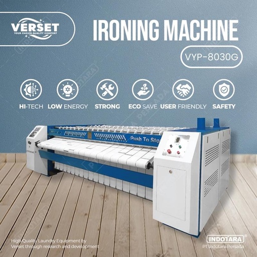 [EZM.1010168] Mesin Setrika Laundry Industri Verset VYP-8030G