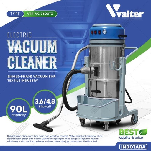 [EZM.1010174] Industrial Vacuum Cleaner Wet & Dry Valter Series - Berbagai Kebutuhan Industri