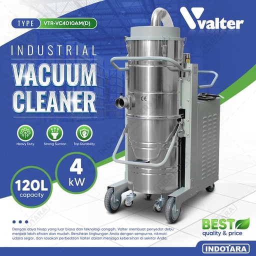 [EZM.1010176] Industrial Vacuum Cleaner Wet & Dry Valter - AM(D) Series (With Pulse Jet Cleaning)