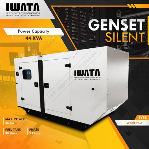 [EZM.1010192] Genset Diesel IWATA 35kw Silent - IW44LPS-T