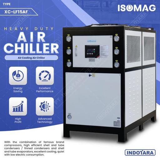 [EZM.1010208] Mesin Pendingin Udara Industri / Isomag Air Chiller XC-LF15AF