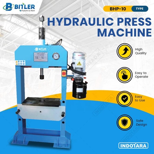 [EZM.1010221] Hydraulic Press Brake & Bench Press Machine - Bitler BHP-10