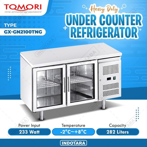 [EZM.1010225] Undercounter Refrigerator TOMORI - GX GN2100TNG