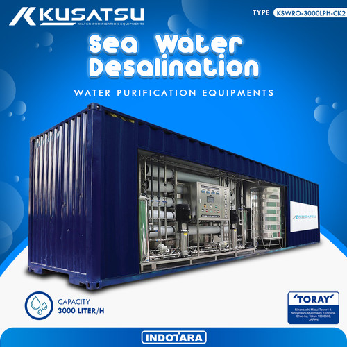 [EZM.1010243] Sea Water Desalination Machine Kusatsu Kapasitas 3000 Liter/Jam