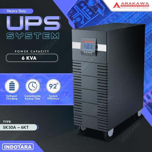 [EZM.1010244] UPS Arakawa Online 1 Phase SK30A – 6KT