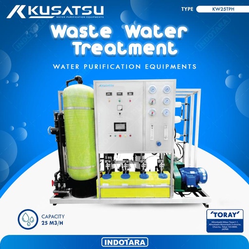 [EZM.1010246] Mesin Pengolah Air Limbah Kusatsu Kapasitas 25 Ton