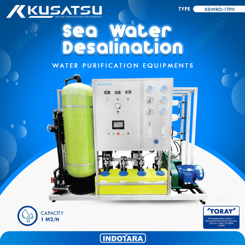 [EZM.1010247] Sea Water Desalination Machine Kusatsu Kapasitas 1-3 Ton/Jam