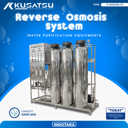 [EZM.1010249] Industrial Reverse Osmosis System Kusatsu Kapasitas 6000 Liter/Jam - IT Series