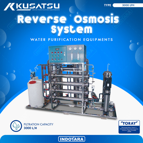 [EZM.1010250] Industrial Reverse Osmosis System Kusatsu Kapasitas 3000-5000 Liter/Jam - With EDI