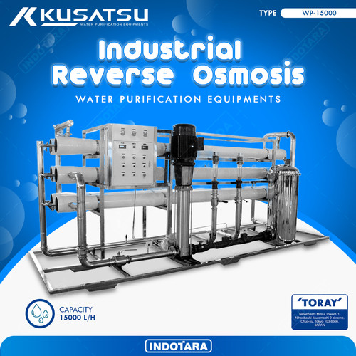 [EZM.1010253] Industrial Reverse Osmosis System Kusatsu Kapasitas 15000-30000  Liter/Jam