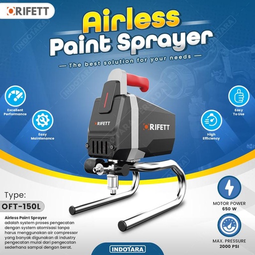 [EZM.1010269] Airless Paint Sprayer ORIFETT OFT-150L