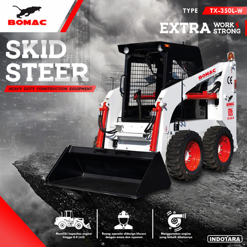 [EZM.1010290] Bomac Skid Steer Loader TX-350L-W