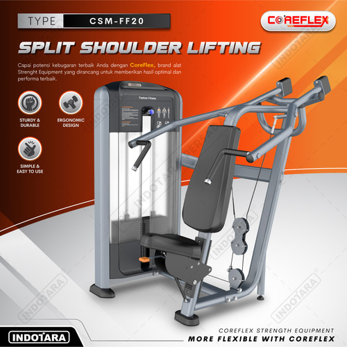 [EZM.1010294] Alat Fitness Home Gym Split Shoulder Lifting Coreflex CSM-FF20
