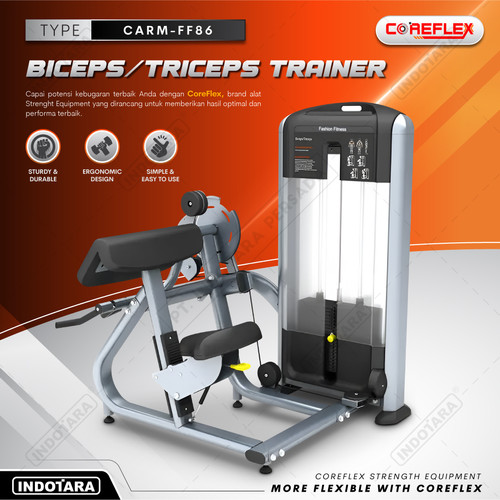 [EZM.1010302] Alat Fitness Gym Biceps/Triceps Trainer Coreflex CARM-FF86
