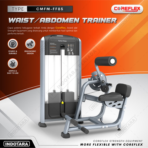 [EZM.1010303] Alat Fitness Gym Waist/Abdomen Trainer Latihan Perut Pinggang Coreflex CMFM-FF85