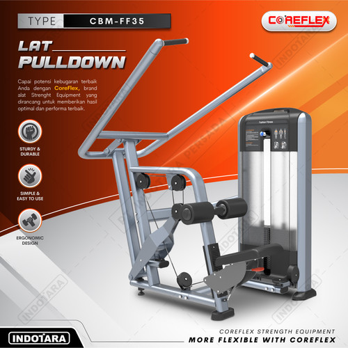[EZM.1010305] Coreflex Alat Fitness Gym Lat Pulldown Training Equipment CBM-FF35