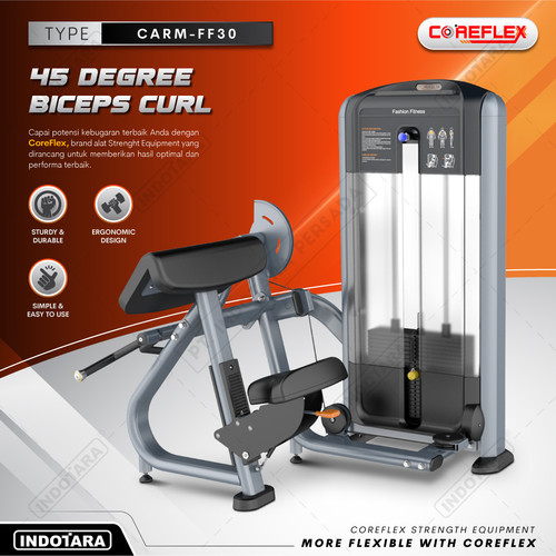 [EZM.1010307] 45 Degree Biceps Curl Coreflex CARM-FF30 Fitness