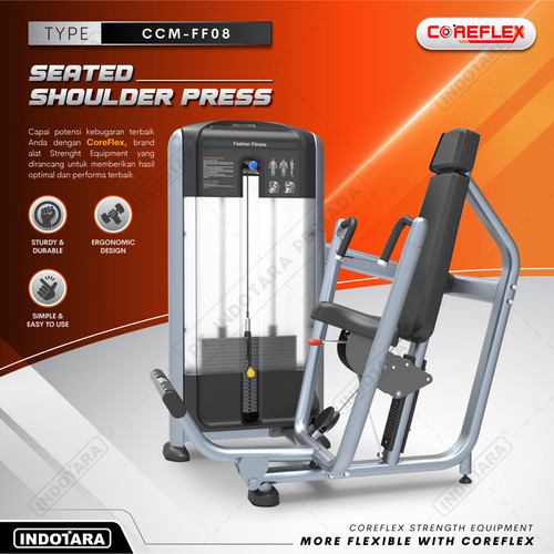 [EZM.1010315] Seated Chest Press Coreflex CCM-FF08 Alat Fitness Gym