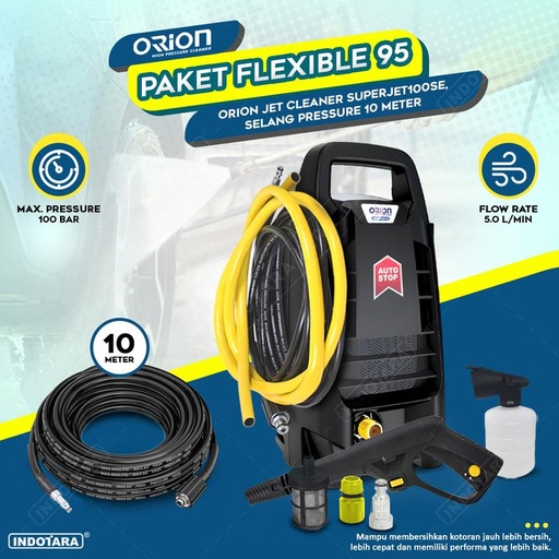 [EZM.1010328] Paket Flexible 95 - Orion Jet Cleaner Superjet100SE - Selang 10 Meter
