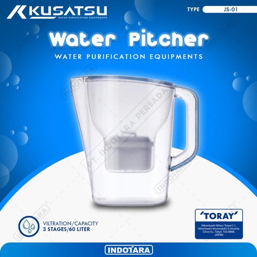 [EZM.1010342] Teko Air Kusatsu Water Jug Pitcher 60 Liter JS-01