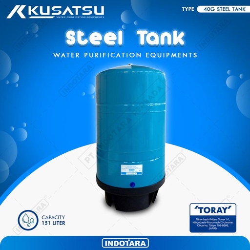 [EZM.1010345] Pressure Tank RO 40G / 151 Liter Reverse Osmosis Pressure Tank