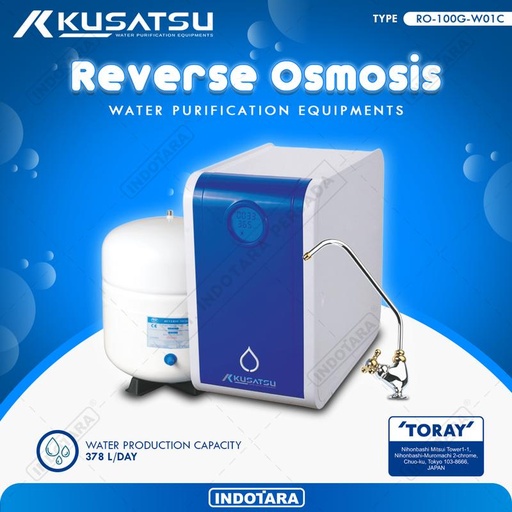 [EZM.1010355] Reverse Osmosis System Kusatsu RO100GW01C - With LED Display
