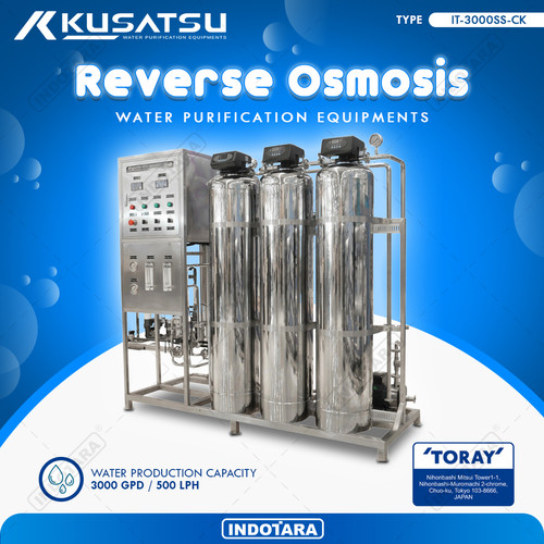 [EZM.1010360] Industrial Reverse Osmosis System Kusatsu IT-3000SS-CK