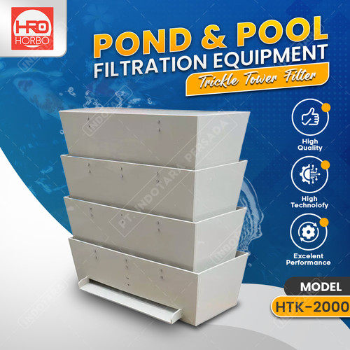[EZM.1010364] Trickle Tower Filter Koi Tanpa Media 4 Tingkat - HORBO