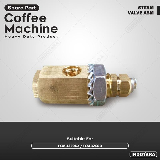 [EZM.1010365] Steam Valve ASM For Ferratti Ferro FCM-3200DX / FCM-3200D