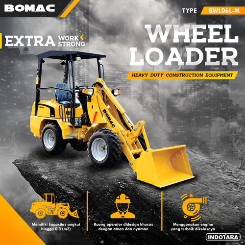 [EZM.1010376] Bomac Wheel Loader BWL06L-M With Canopy