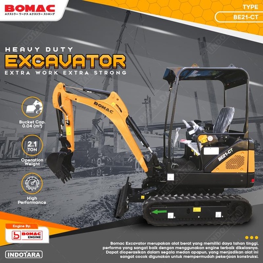 [EZM.1010379] Bomac Excavator 2.1 Ton - BE21 CT