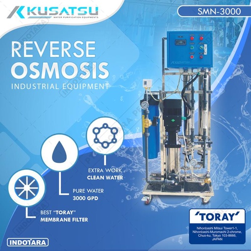 [EZM.1010391] Industrial Reverse Osmosis System Kusatsu - SMN Series