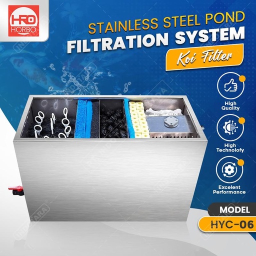 [EZM.1010407] Sistem Filter Kolam Koi Biochemical Brushtype Filter - HORBO