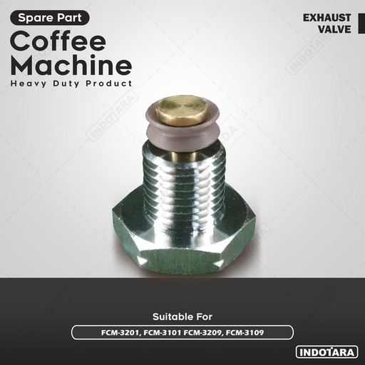 [EZM.1010436] Exhaust Valve For Ferratti Ferro FCM-3101, 3201, 3109, 3209