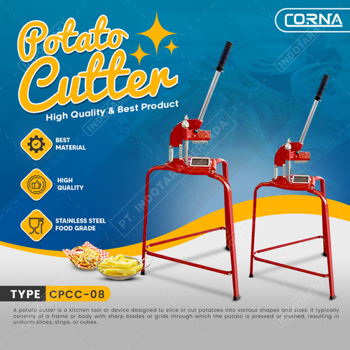 [EZM.1010506] Alat Pemotong Kentang / Manual Potato Cutter Corna - CPCC-08 Vertical Cut