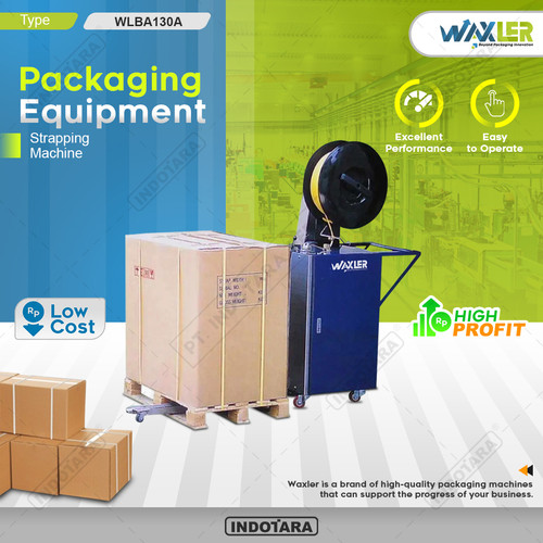 [EZM.1010514] Mesin Strapping Packing Dus Ikat Otomatis Waxler WLBA130A