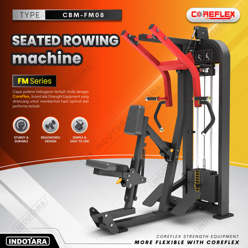[EZM.1010516] Alat Fitness Gym Coreflex Seated Rowing Machine CBM-FM08