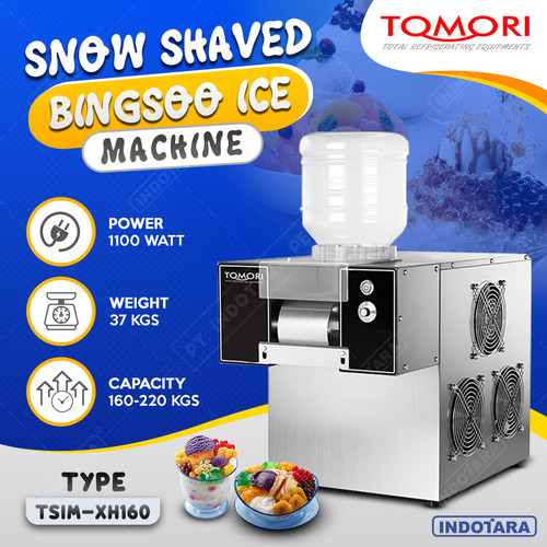 [EZM.1010537] Mesin Pembuat Es Salju Bingsoo/Tomori Ice Snow Maxer Bingsoo TSIM-XH160
