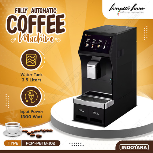 [EZM.1010550] Mesin Kopi Komersial / Mesin Kopi Otomatis Ferratti Ferro FCM-PBTB-102
