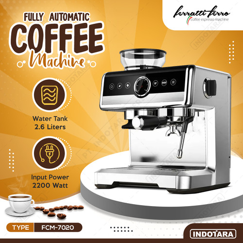 [EZM.1010551] Mesin Kopi Otomatis Ferratti Ferro FCM-7020