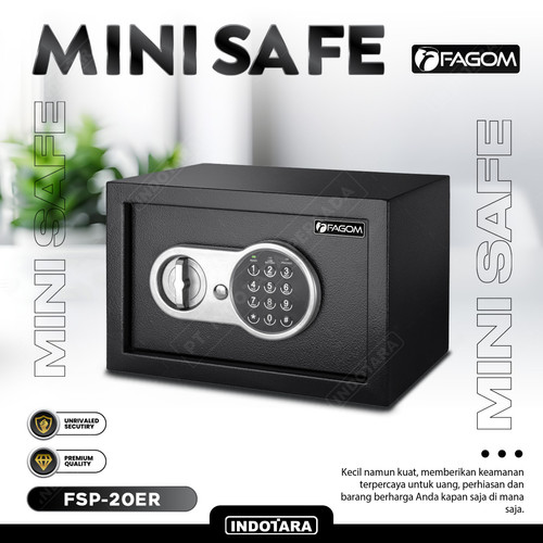 [EZM.1010563] FAGOM Brankas Besi Mini Safe Deposit Box Password Digital - ER Series