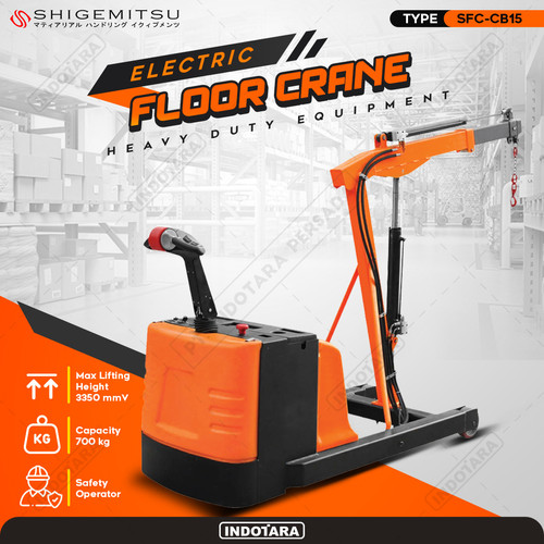[EZM.1010564] Electric Powered Floor Crane - Shigemitsu SFC-CB15