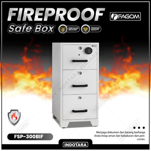 [EZM.1010584] Brankas Laci Kabinet Fireproof FAGOM - Digital Lock
