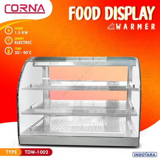 [EZM.1010651] Mesin Penghangat Makanan / Display Food Warmer - Corna