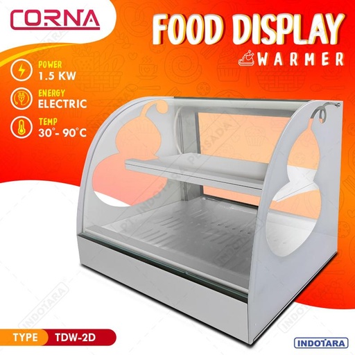 [EZM.1010652] Mesin Penghangat Makanan / Corna Display Food Warmer