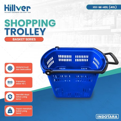 [EZM.1010673] Keranjang Belanja Pasar / Trolley Dorong Supermarket Hillver