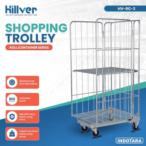 [EZM.1010679] Keranjang Roda Logistik Gudang Hillver