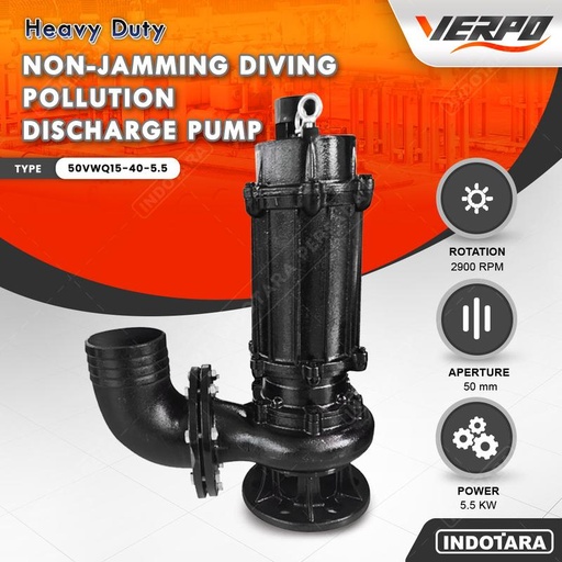 [EZM.1010713] Pompa Celup Air Kotor VERPO Diving Pollution Discharge Pump
