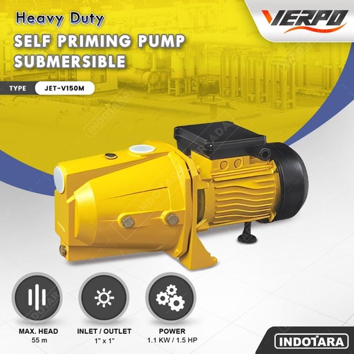 [EZM.1010715] Water Jet Pump VERPO Series Self Priming Water Pump